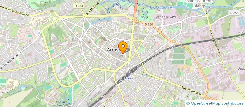 localisation de l'entreprise SCI SAINT NICOLAS à ARRAS
