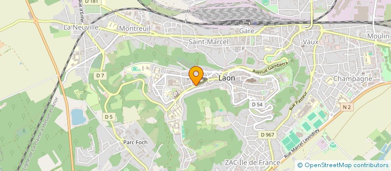 localisation de l'entreprise SCI SAINT NICOLAS à LAON