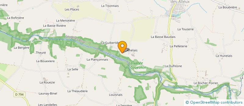 localisation de l'entreprise SCI SAINT NICOLAS  RIVES-DU-COUESNON