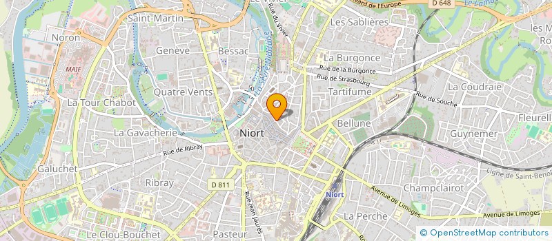 localisation de l'entreprise SCI SAINT NICOLAS à NIORT