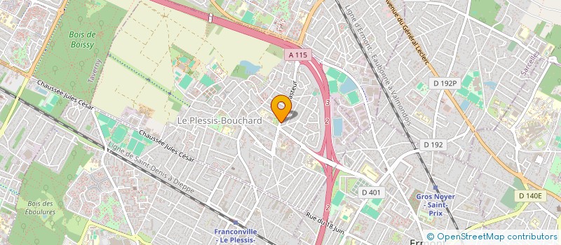 localisation de l'entreprise SCI SAINT NICOLAS à LE PLESSIS-BOUCHARD