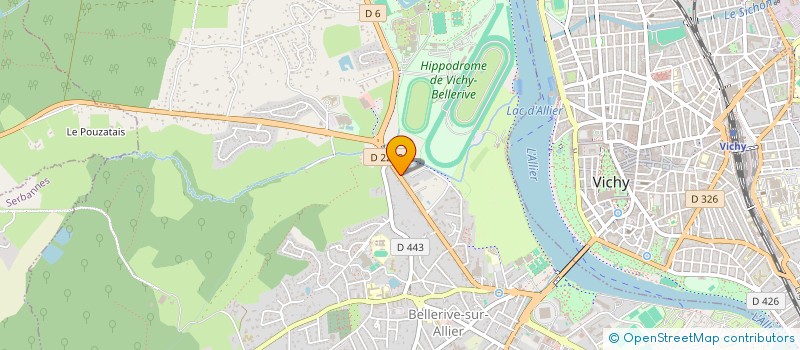 localisation de l'entreprise SCI SAINT NICOLAS  BELLERIVE-SUR-ALLIER