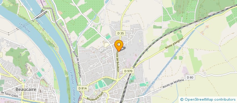 localisation de l'entreprise SCI SAINT NICOLAS  TARASCON