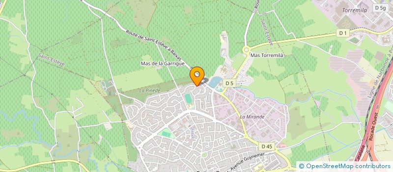 localisation de l'entreprise SCI SAINT NICOLAS  SAINT-ESTEVE