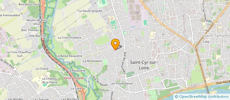 localisation de l'entreprise SCI SAINT NICOLAS  SAINT-CYR-SUR-LOIRE