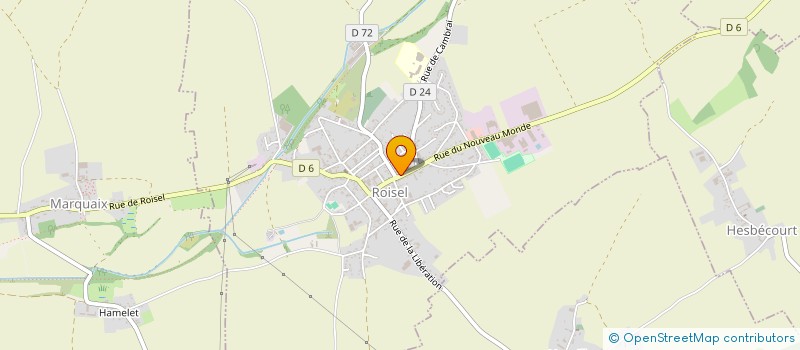 localisation de l'entreprise SCI SAINT NICOLAS  ROISEL