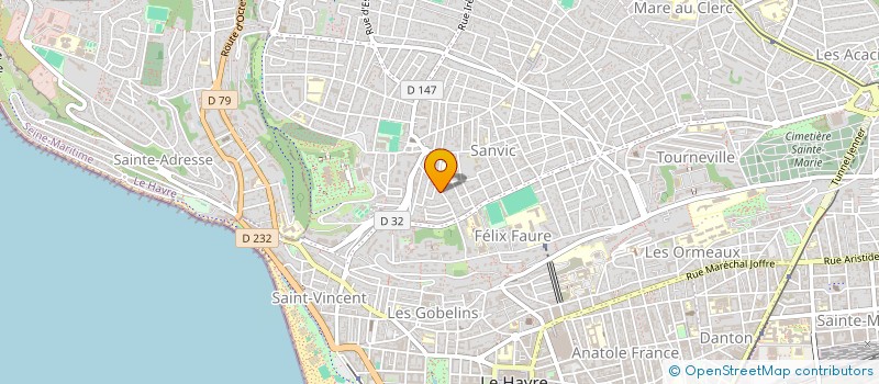 localisation de l'entreprise SCI SAINT NICOLAS à LE HAVRE