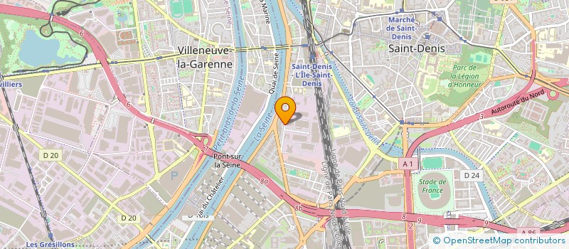 localisation de l'entreprise SCI SAINT NICOLAS  SAINT-DENIS