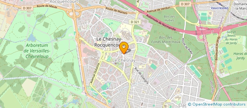 localisation de l'entreprise SCI SAINT NOM GOURMANDS  LE CHESNAY-ROCQUENCOURT