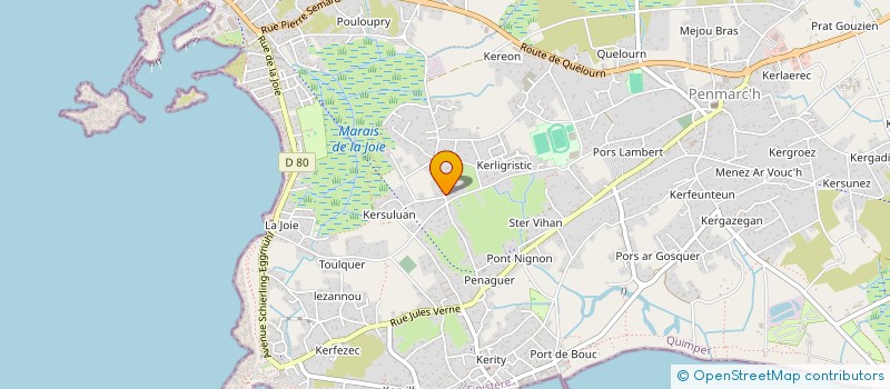 localisation de l'entreprise SCI SAINT NONNA  PENMARCH