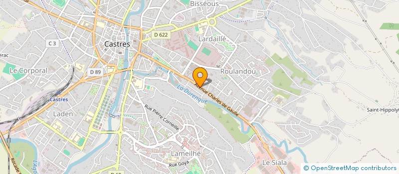 localisation de l'entreprise SCI SAINT O  CASTRES