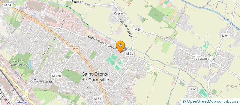 localisation de l'entreprise SCI SAINT ORENNAISE  SAINT-ORENS-DE-GAMEVILLE