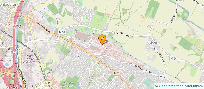 localisation de l'entreprise SCI SAINT ORENS  SAINT-ORENS-DE-GAMEVILLE