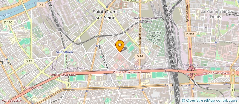 localisation de l'entreprise SCI SAINT OUEN  SAINT-OUEN-SUR-SEINE