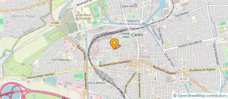 localisation de l'entreprise SCI SAINT-OUEN  CALAIS