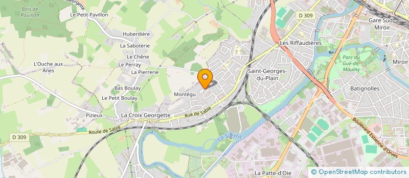 localisation de l'entreprise SCI SAINT OUEN  LE MANS