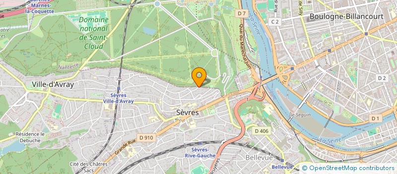 localisation de l'entreprise SCI SAINT OUEN 9 BIRON à SEVRES