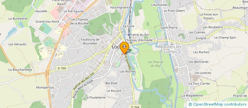 localisation de l'entreprise SCI SAINT OURS  LOCHES