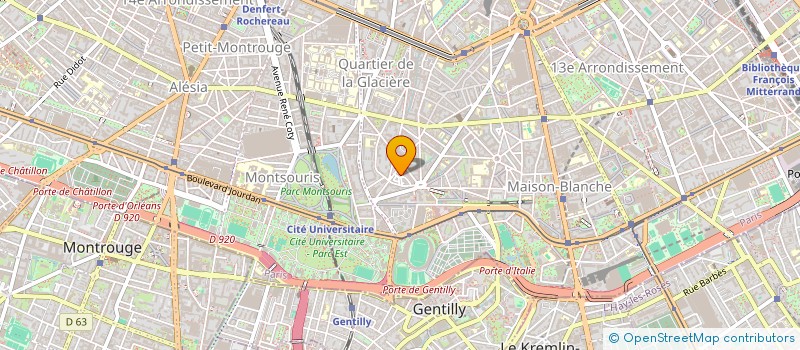 localisation de l'entreprise SCI SAINT OURS  PARIS