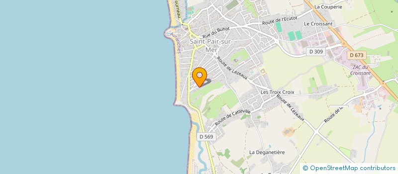 localisation de l'entreprise SCI SAINT PAIRAISE  SAINT-PAIR-SUR-MER