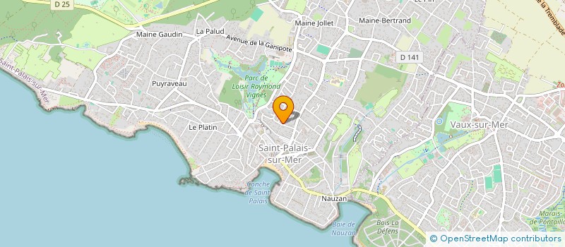 localisation de l'entreprise SCI SAINT PALAISIENNE  SAINT-PALAIS-SUR-MER