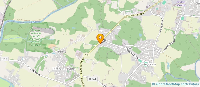 localisation de l'entreprise SCI SAINT PANDELONNAISE  SAINT-PANDELON