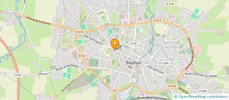 localisation de l'entreprise SCI SAINT PATRICE  BAYEUX