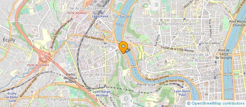 localisation de l'entreprise SCI SAINT PAUL  LYON