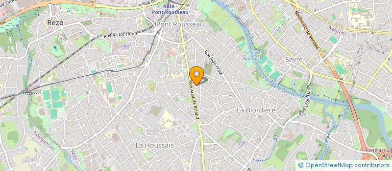 localisation de l'entreprise SCI SAINT PAUL  REZE