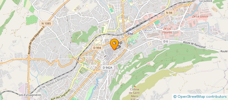 localisation de l'entreprise SCI SAINT PAUL  GAP