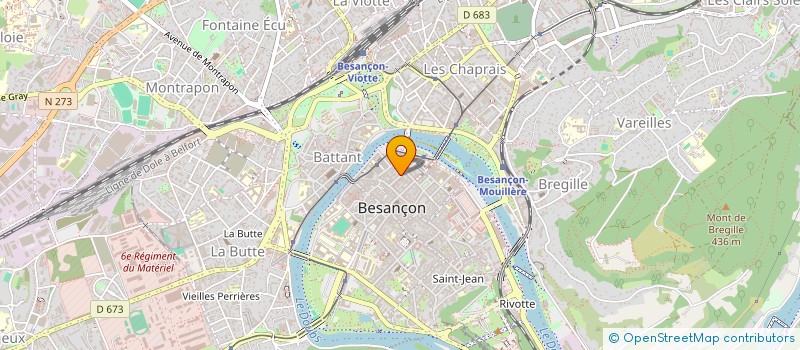 localisation de l'entreprise SCI SAINT PAUL  BESANCON