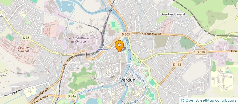 localisation de l'entreprise SCI SAINT PAUL à VERDUN