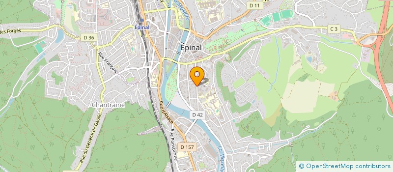 localisation de l'entreprise SCI SAINT PAUL à EPINAL