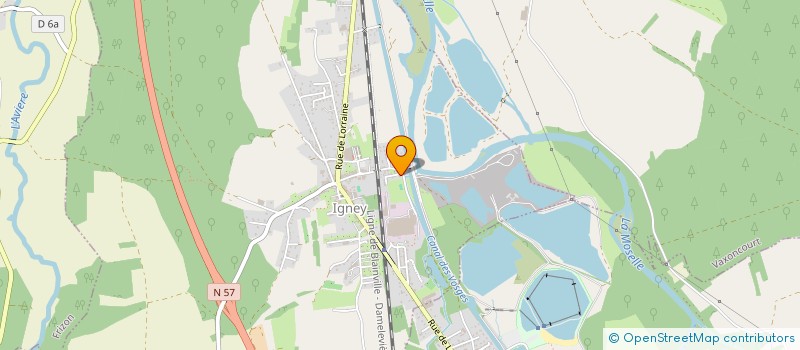 localisation de l'entreprise SCI SAINT PAUL  IGNEY