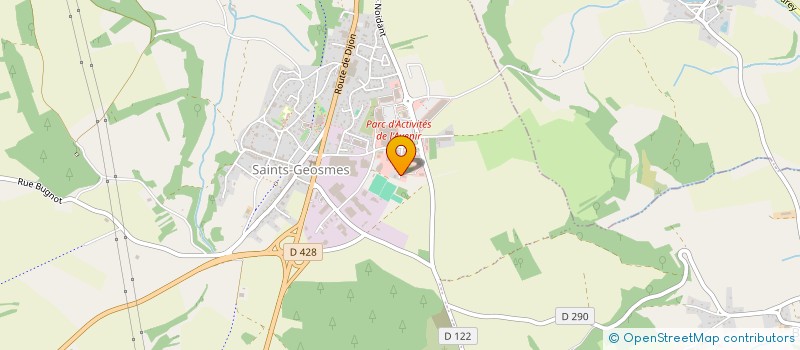 localisation de l'entreprise SCI SAINT PAUL à SAINTS-GEOSMES