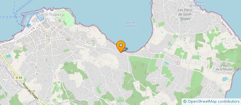 localisation de l'entreprise SCI SAINT-PAUL à SAINT-TROPEZ