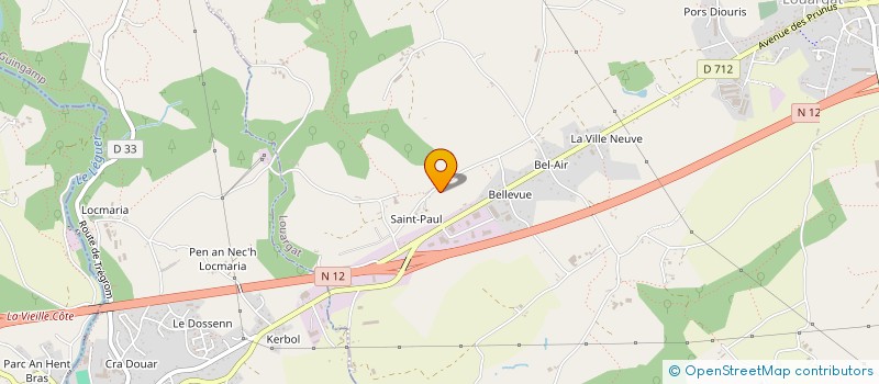 localisation de l'entreprise SCI SAINT-PAUL  LOUARGAT