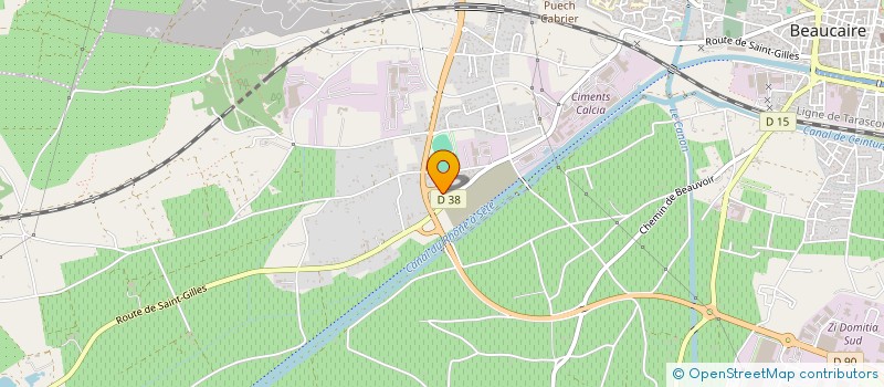 localisation de l'entreprise SCI SAINT PAUL CARON  BEAUCAIRE