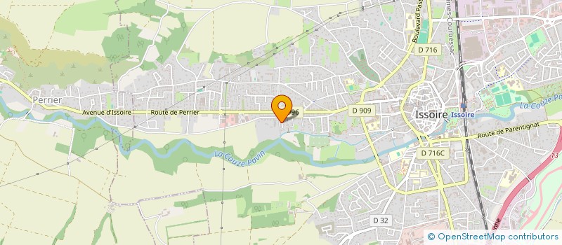 localisation de l'entreprise SCI SAINT PAUL GALUCO  ISSOIRE