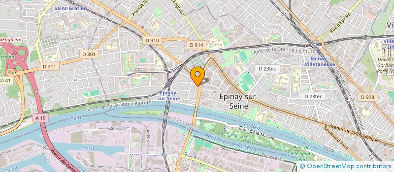 localisation de l'entreprise SCI SAINT PERE à EPINAY-SUR-SEINE