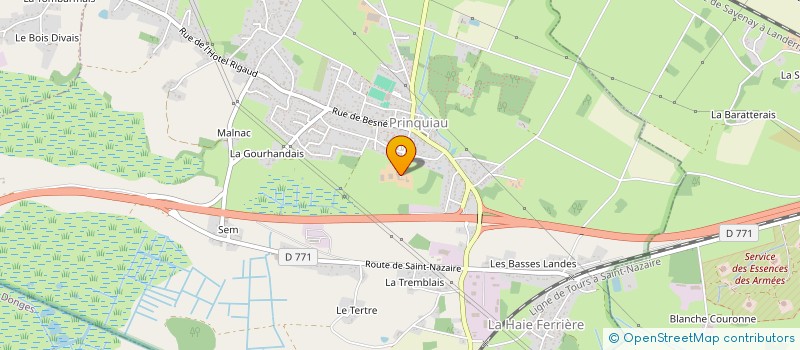 localisation de l'entreprise SCI SAINT PERN  PRINQUIAU