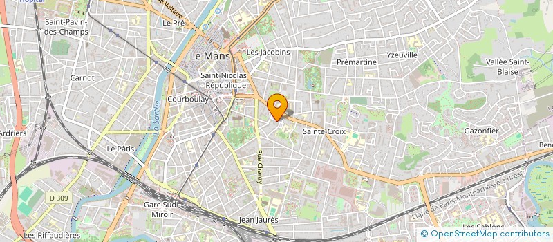 localisation de l'entreprise SCI SAINT PHIL  LE MANS