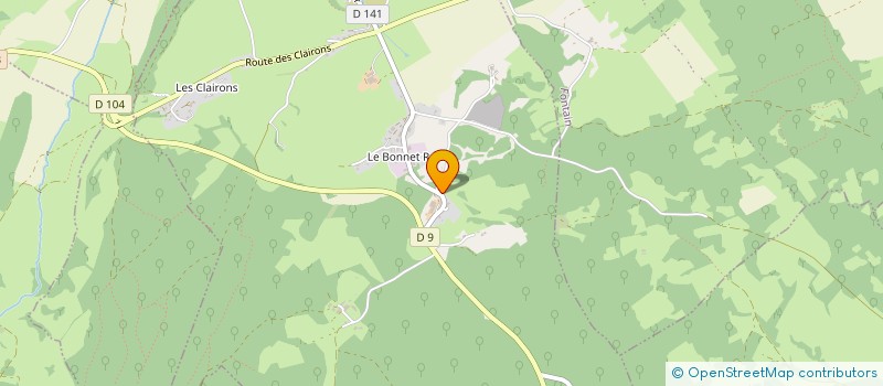 localisation de l'entreprise SCI SAINT PIERRE 19  PUGEY