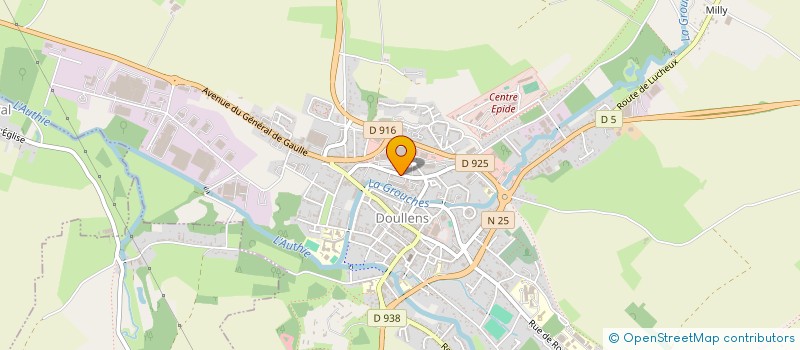 localisation de l'entreprise SCI SAINT PIERRE  DOULLENS