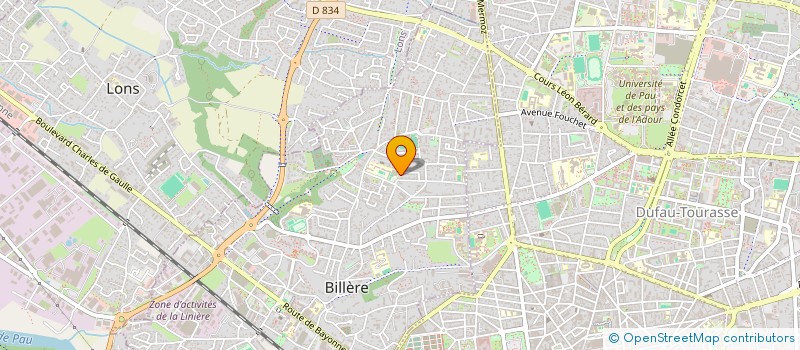 localisation de l'entreprise SCI SAINT PIERRE  BILLERE