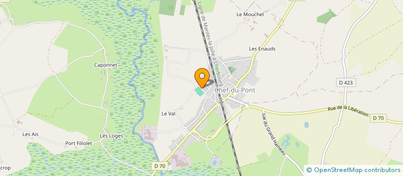 localisation de l'entreprise SCI SAINT PIERRE à CARENTAN-LES-MARAIS