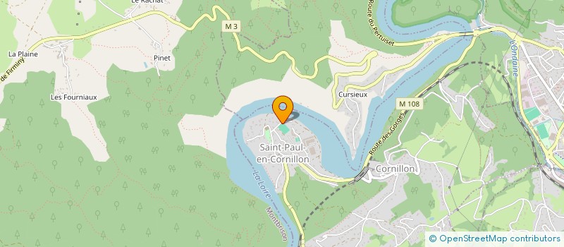 localisation de l'entreprise SCI SAINT PIERRE  SAINT-PAUL-EN-CORNILLON