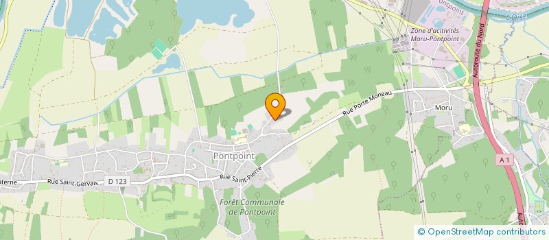 localisation de l'entreprise SCI SAINT PIERRE  PONTPOINT