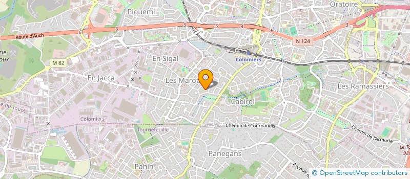 localisation de l'entreprise SCI SAINT PIERRE à COLOMIERS