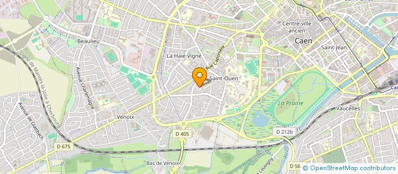 localisation de l'entreprise SCI SAINT PIERRE  CAEN